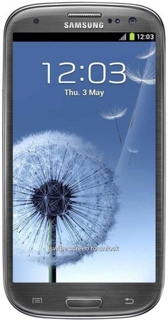 Смартфон Samsung Galaxy S3 GT-I9300 16Gb Titanium grey - Лыткарино